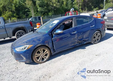 2017 Hyundai Elantra Limited из США, поврежденный, VIN 5NPD84LF0HH053037